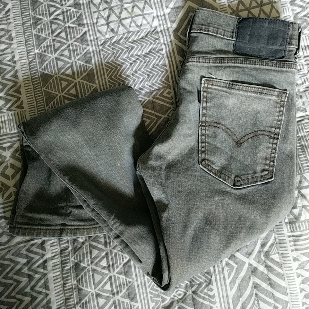 Levi 511 Grey Skinny Jeans